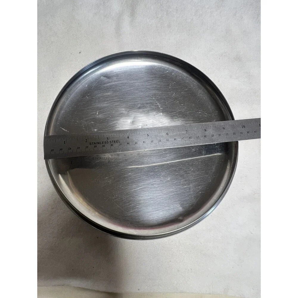 VTG Revere Ware Stainless Steel Saucepan Lid Skillet Lid